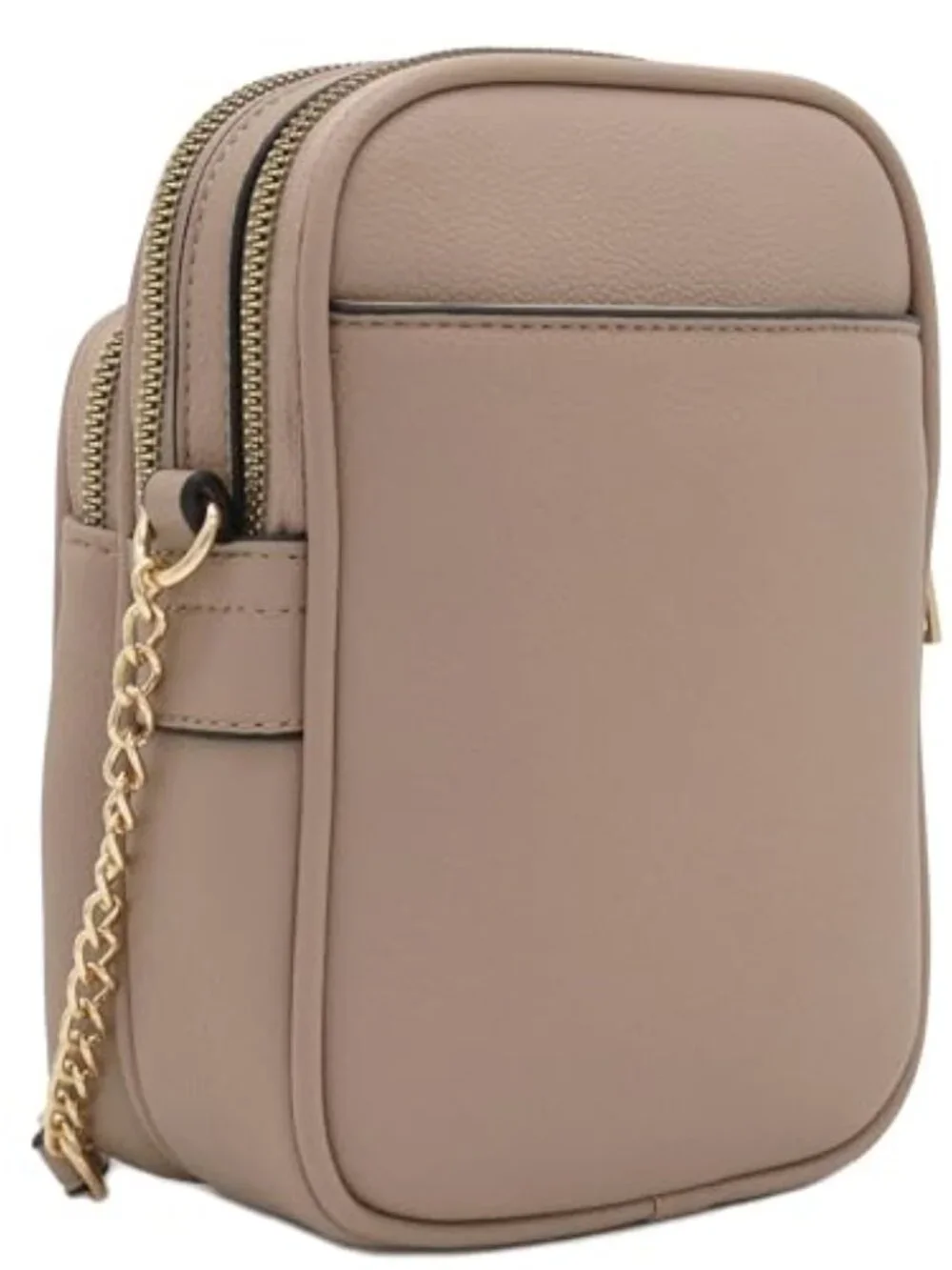 Multi Pocket Faux Leather Casual Crossbody Bag with Adjustable Strap